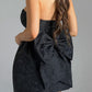 Ludovica Mini Dress – Black