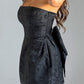 Ludovica Mini Dress – Black