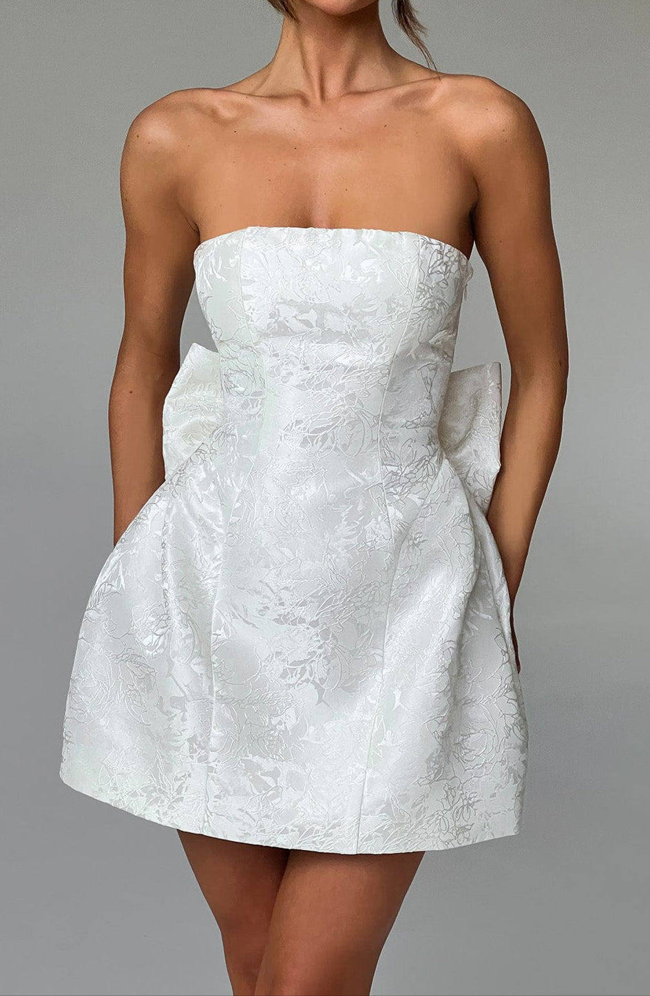 Honora Mini Dress – Ivory