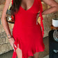 Julia Mini Dress – Red