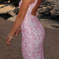 Bianca Rosa lace maxi dress 