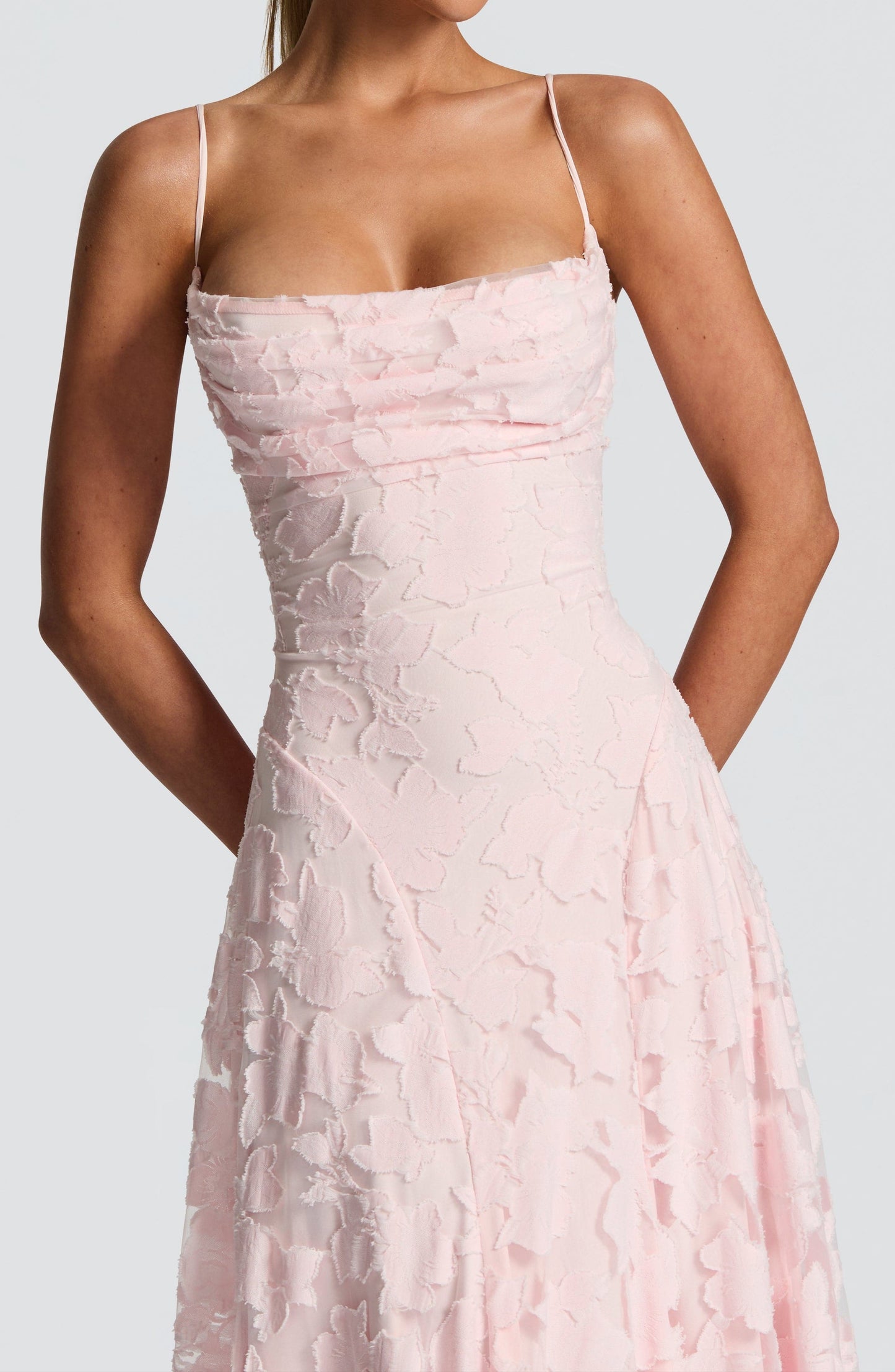 Rachele Maxi Dress – Blush