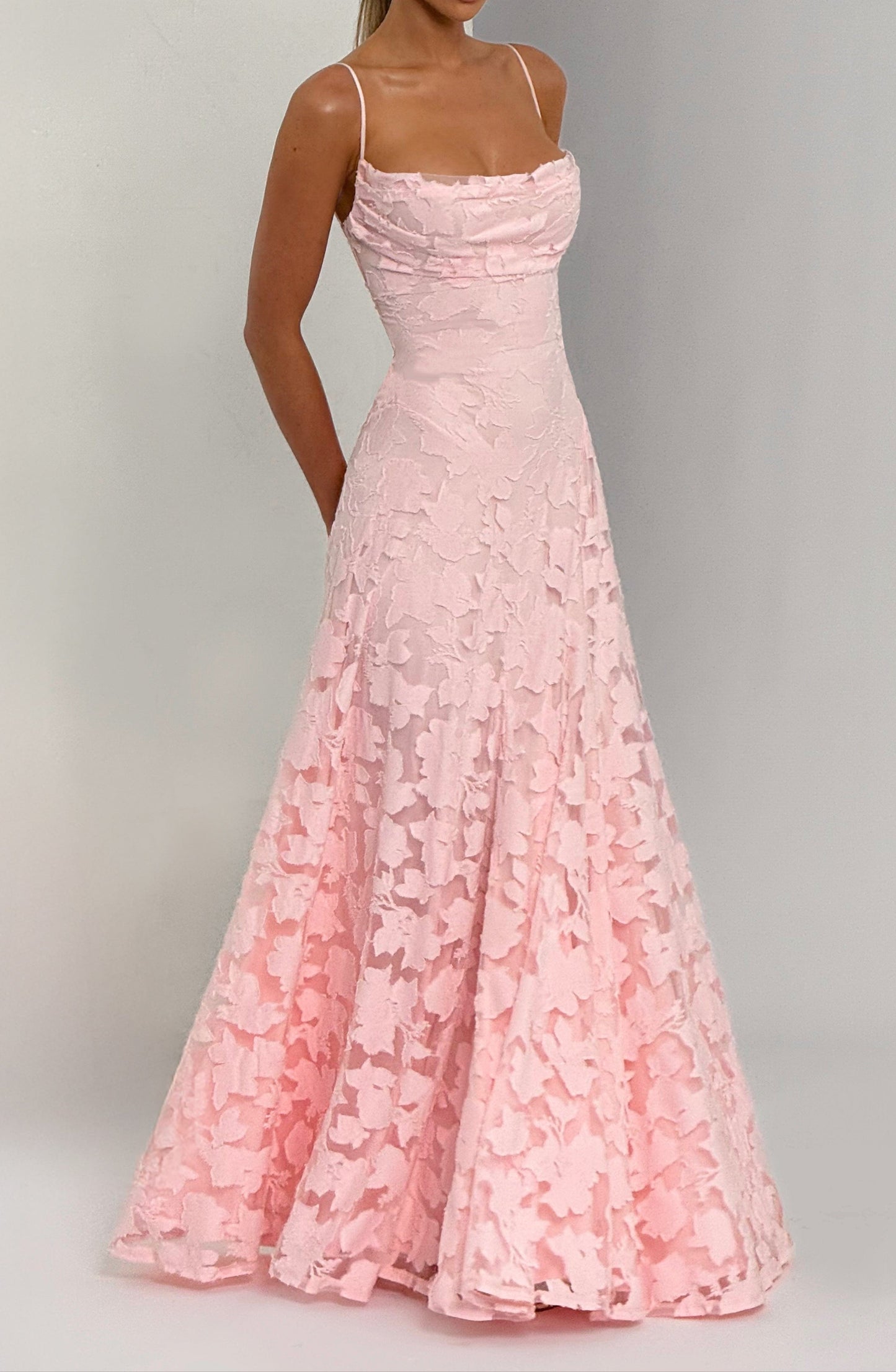 Rachele Maxi Dress – Blush