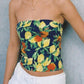 Vintage Hawaiian Printed Bandeau Top