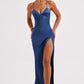 Manuela Maxi Dress - Navy Blue