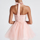 Pazienza Mini Dress – Soft Peach