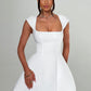 Gala mini dress - ivory