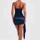 Abril Mini Dress - Navy Blue