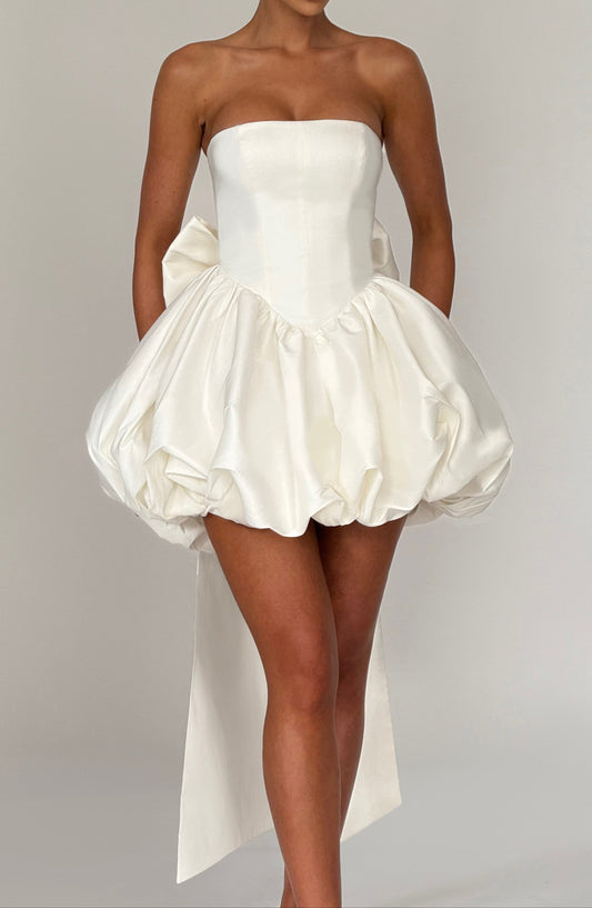 Isabetta Mini Dress – Ivory