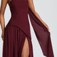 Natale Maxi Dress – Cherry Lacquer