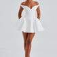 Claudia mini dress - ivory
