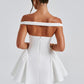 Claudia mini dress - ivory