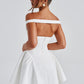 Claudia mini dress - ivory
