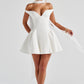 Claudia mini dress - ivory