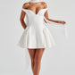 Claudia mini dress - ivory