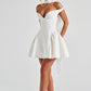 Claudia mini dress - ivory