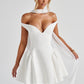 Claudia mini dress - ivory
