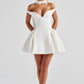 Claudia mini dress - ivory