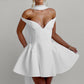 Claudia mini dress - ivory