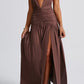 Fiammetta Maxi Dress – Chocolate
