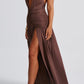 Fiammetta Maxi Dress – Chocolate
