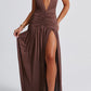 Fiammetta Maxi Dress – Chocolate