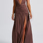 Fiammetta Maxi Dress – Chocolate