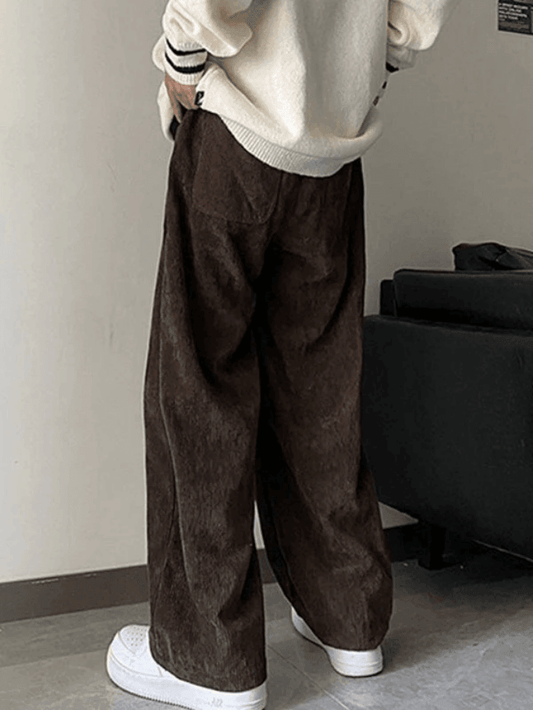 Classic vintage men's corduroy trousers