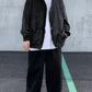 Dark Vintage Oversize Washed Zip Up Hoodie