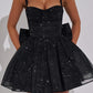 Giuliana Mini Dress – Black Glitter