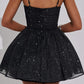 Giuliana Mini Dress – Black Glitter
