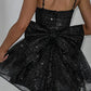 Giuliana Mini Dress – Black Glitter