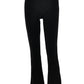 Basic high waist flared trousers