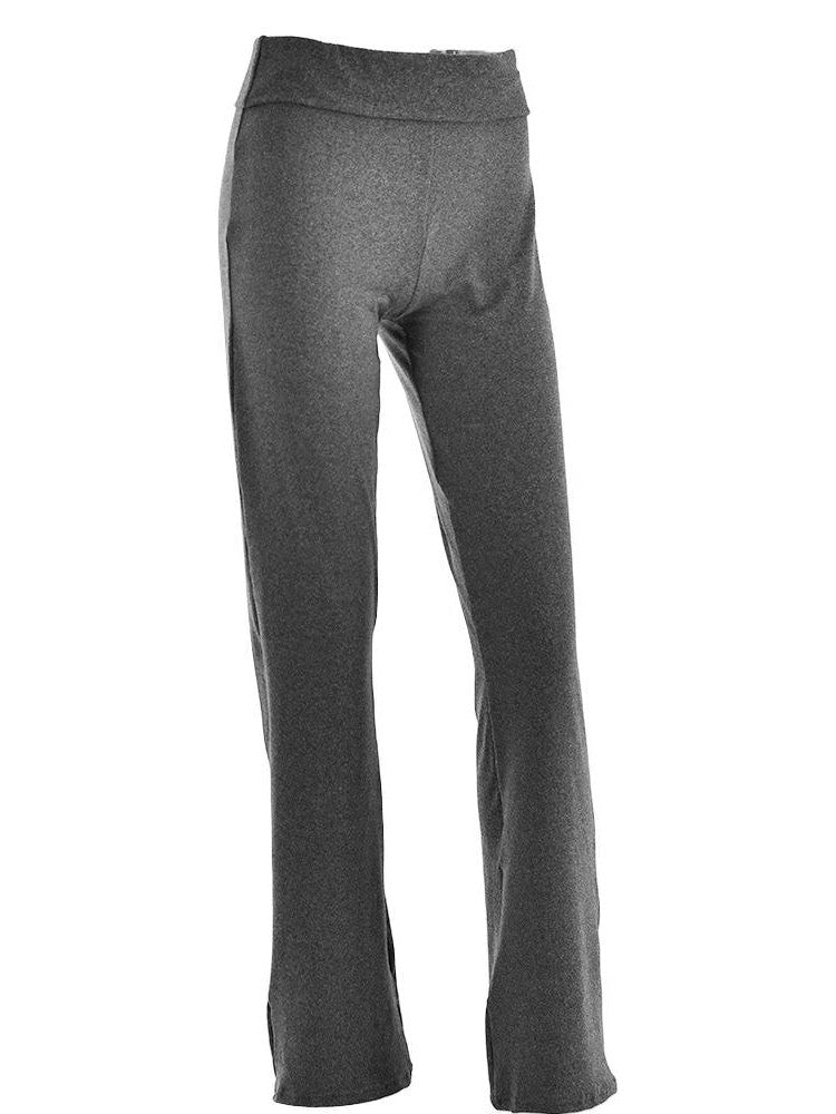 Basic high waist flared trousers