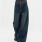 Dark vintage baggy boyfriend jeans