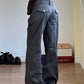 Grunge Split Waist Design Cargo Pants