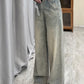 Light Vintage Fade Effect Raw Hem Boyfriend Jeans