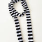 Y2k Contrast Color Striped Scarf