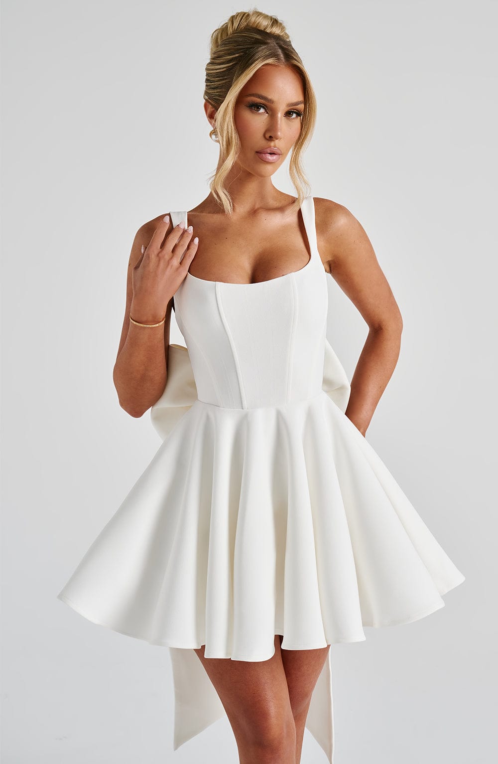 Aina Mini Dress - Ivory