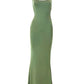 Classic Strap Bodycon Rib Maxi Dress