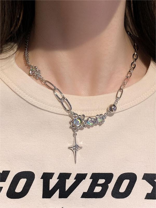 y2k star cross butterfly heart set pendant / y2k star cross butterfly heart set pendant