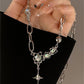 y2k star cross butterfly heart set pendant / y2k star cross butterfly heart set pendant