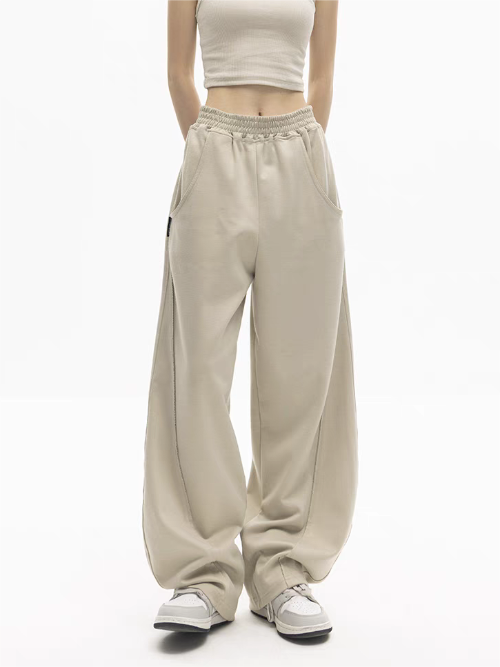 Old School Solid Color Baggy Sweatpants