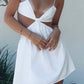 Serafina white mini dress 