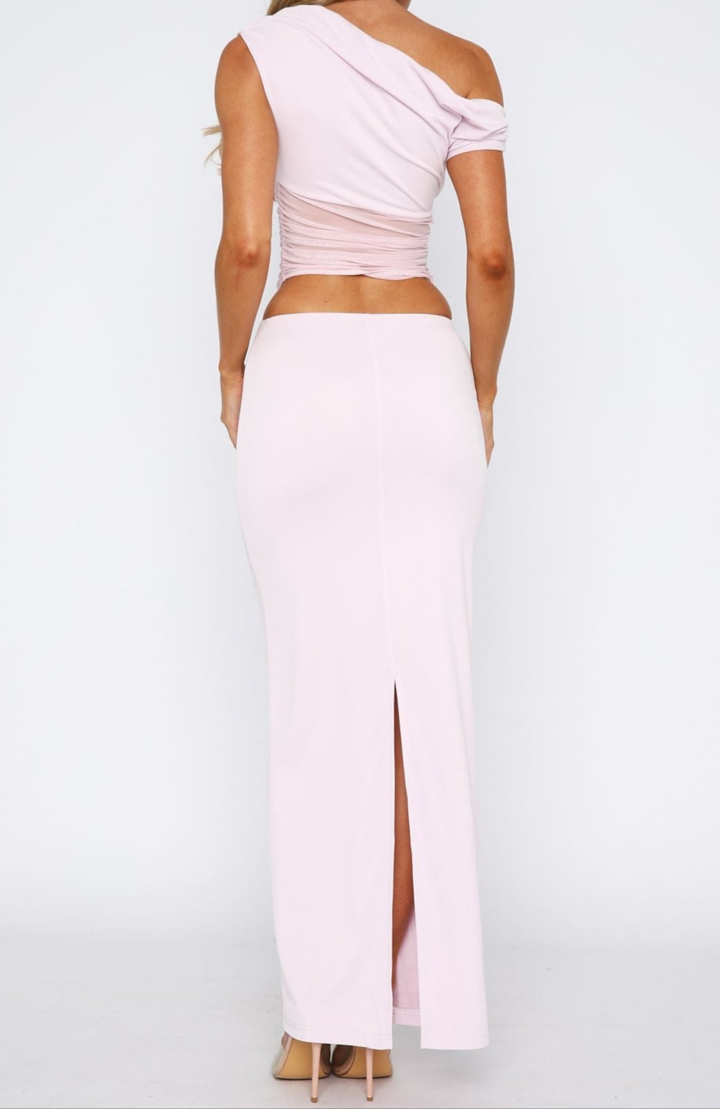 Maria Maxi Dress – Baby Pink