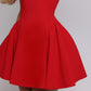 Salome Mini Dress - Red