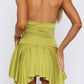 Paula mini dress – olive green