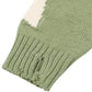 Green oversized skeleton knit jumper