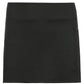 Black cargo mini skirt with a classic fabric cover