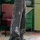 Boyfriend jeans with patchwork paisley motif